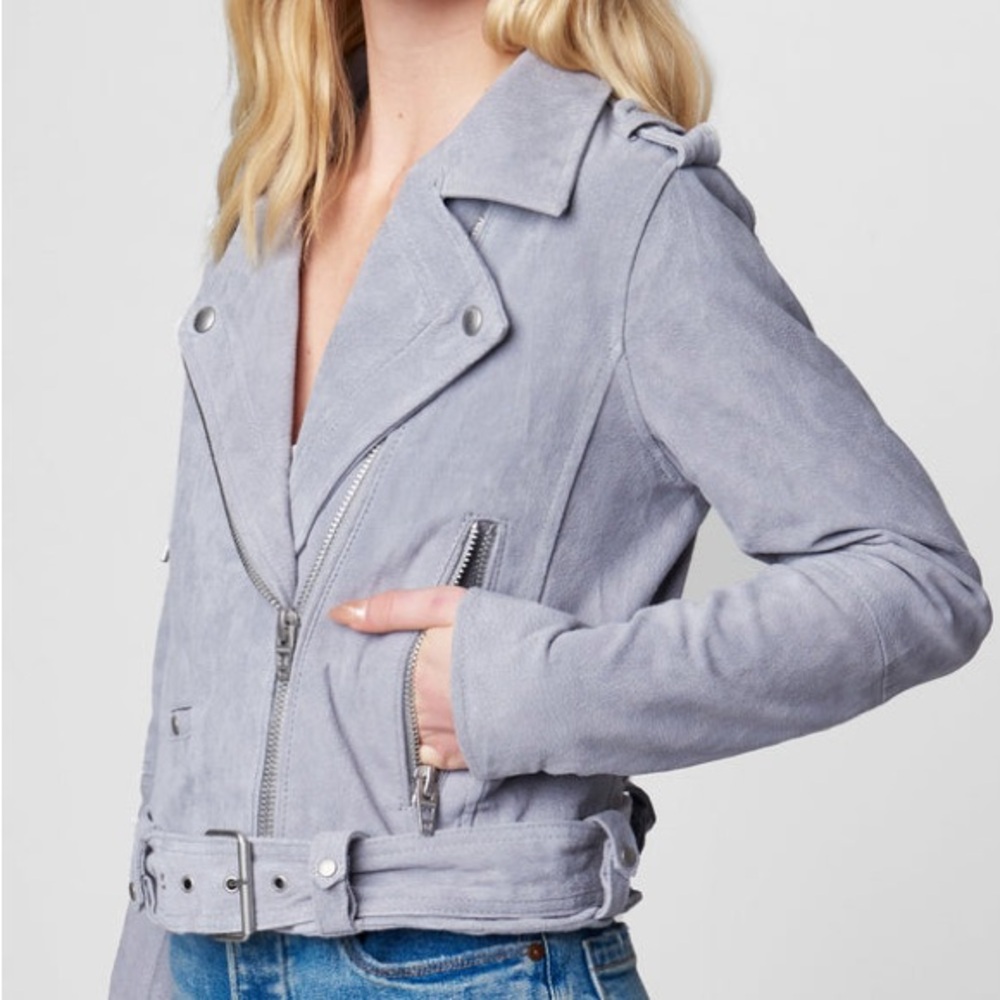BLANKNYC Suede Moto Jacket